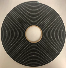 JVCC SF-VFMD Single-Sided PVC Foam Tape: 1/4 in. thickness x 1/2 in. x 11.7 yds.