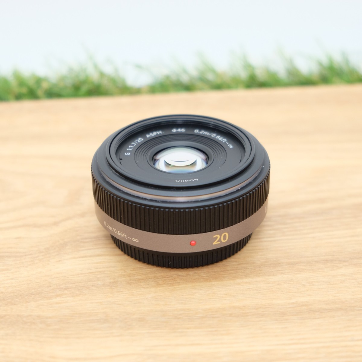 Panasonic LUMIX G 20mm f/1.7 ASPH H-H020 Lens Black W/ Box Japan