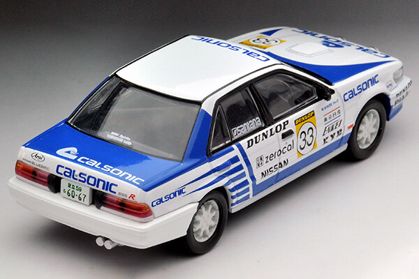 ミニカー NISSAN BLUEBIRD sss R CALSONIC 1/64 TOMICA Limited Vintage LV-N185b Nissan Bluebird SSS-R Rally