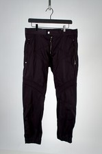 Pantalone uomo biker nero originale Dirk Bikkembergs taglia M H4156