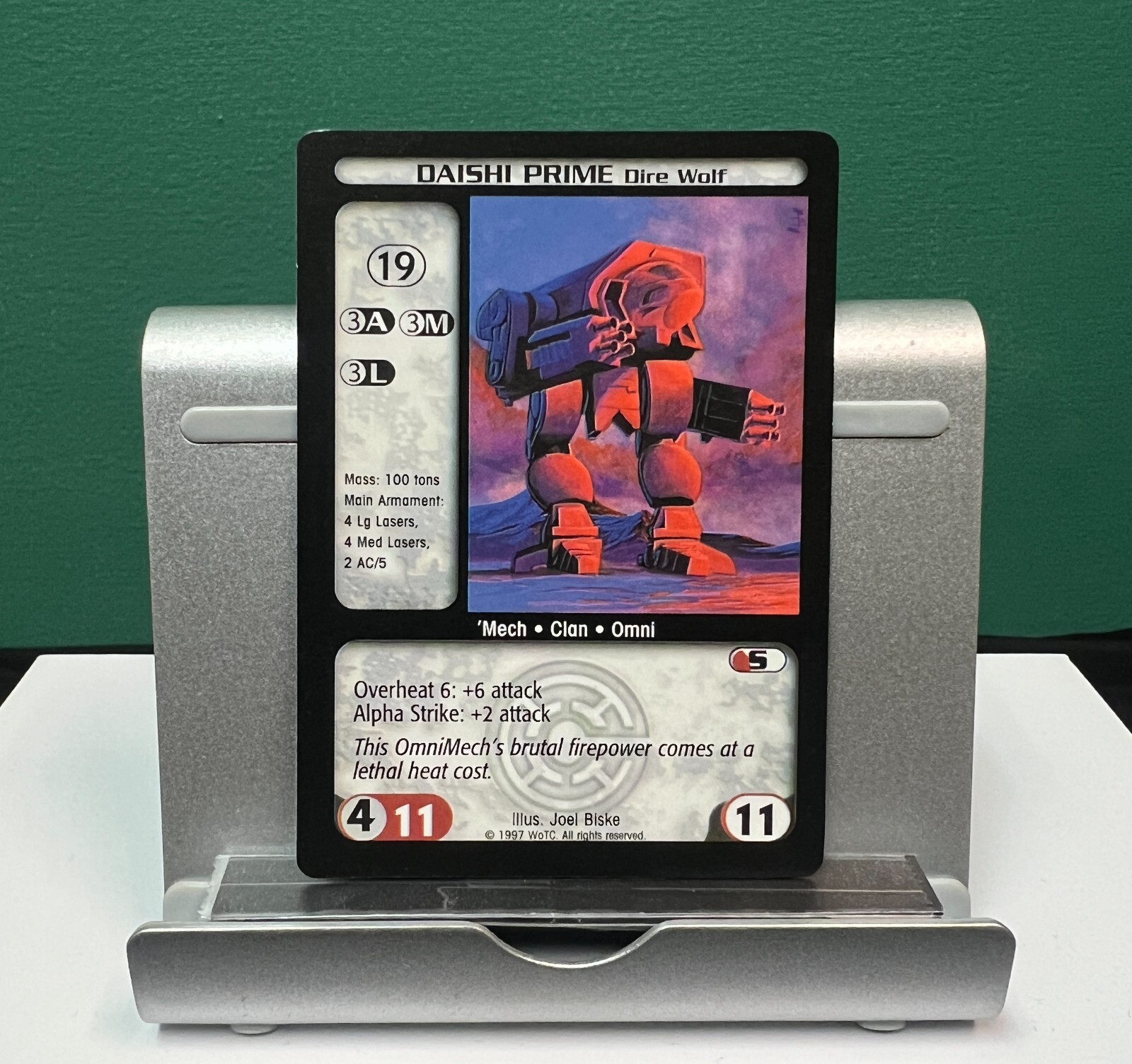 BattleTech CCG/TCG Counterstrike Daishi Prime Dire Wolf LP! Rare! eBay