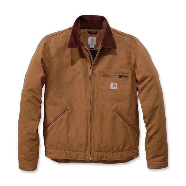 carhartt brown duck jacket