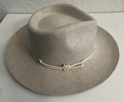 NWT Gigi Pip Monroe Rancher, Lt Gray, Sz 57, MSRP $146, $29.95 Hatband Included NWT Gigi Pip Monroe Rancher, Lt Gray, Sz 57, MSRP $146  main image 3