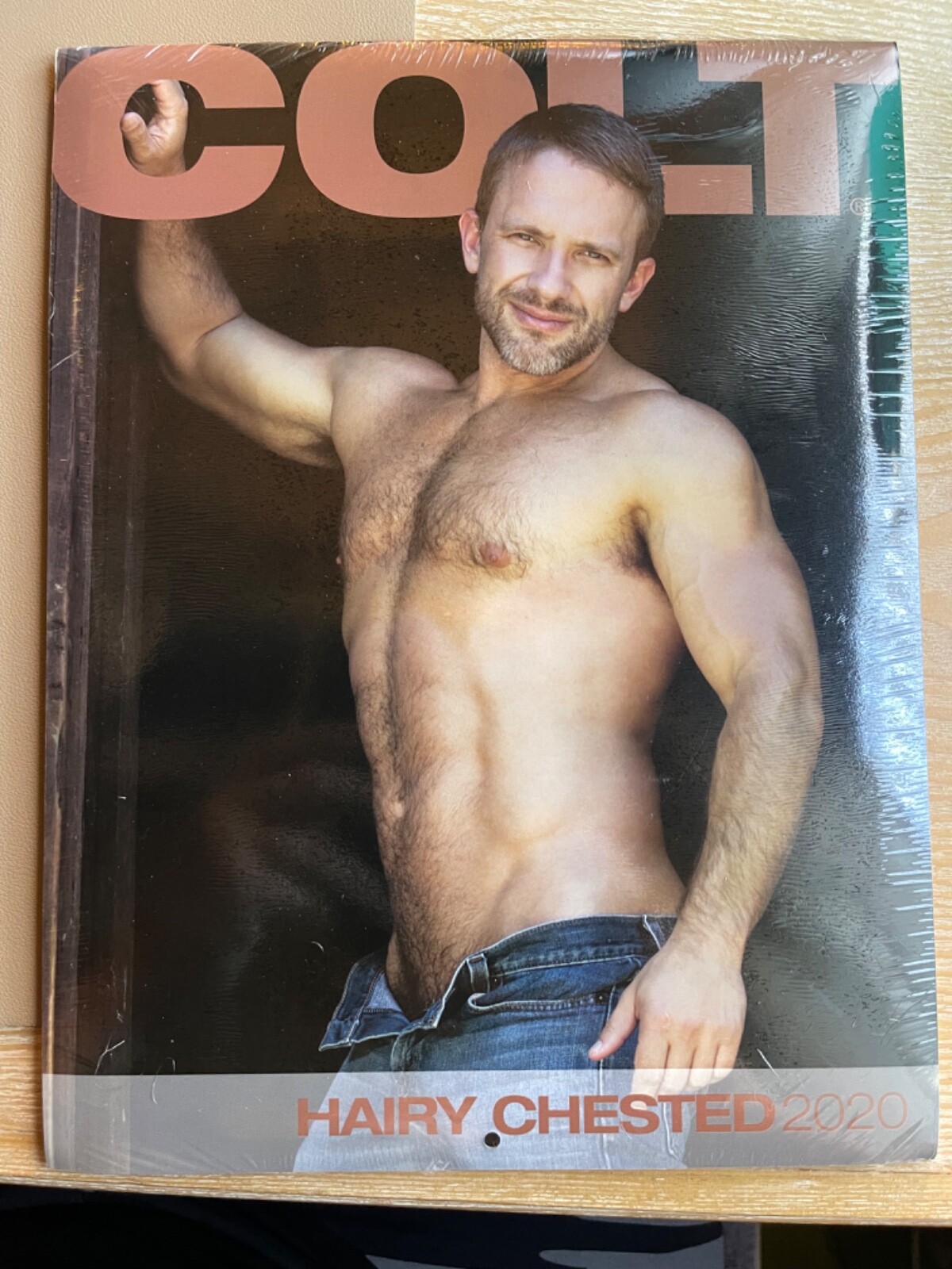 COLT STUDIOS 2020 HAIRY CHESTED MEN CALENDAR - New Sealed Model DIRK CABER