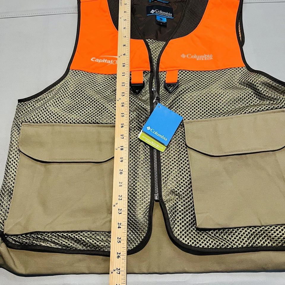 Columbia 男式 Performance Hunt Gear Safrai Fish Utility PHG PFG 货物背心-L-9130 — 第 4/4 张图片