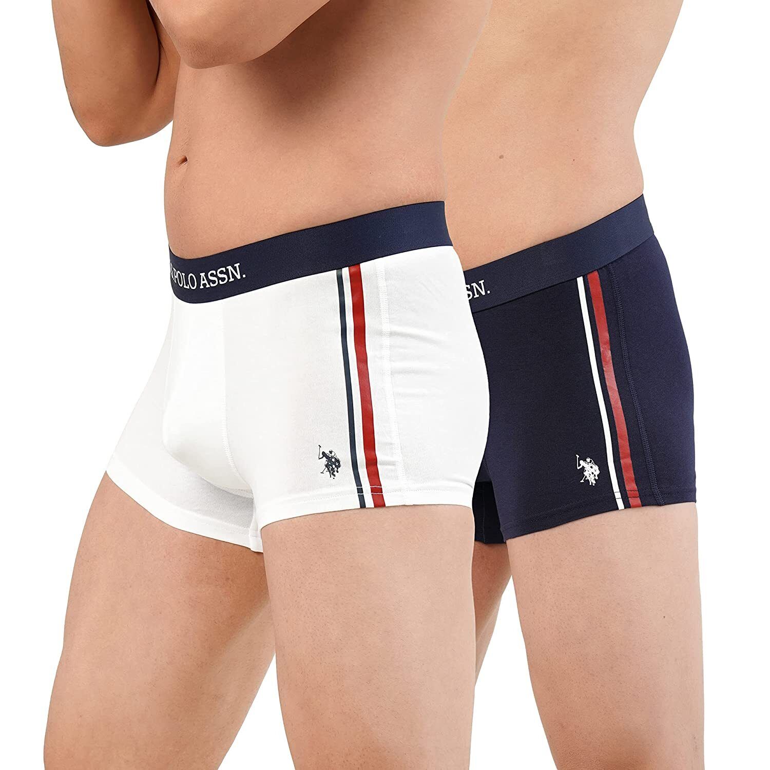 U.S. POLO ASSN. Signature Stripe Antibacterial Trunks  Pack of 2 Cool Underwear