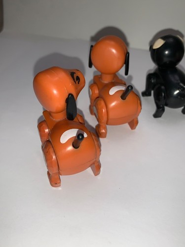 Vintage FP Fisher Price Farm 5 Dog 1 Pig Figures - Picture 5 of 7