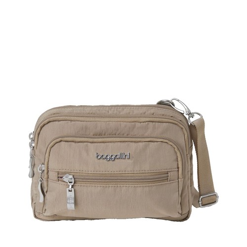 Baggallini Sling Bag Midnight Blossom Crossbody Travel Backpack Water Resistant Keepsake Anti-Theft Crossbody Bag | Securtex main image 2