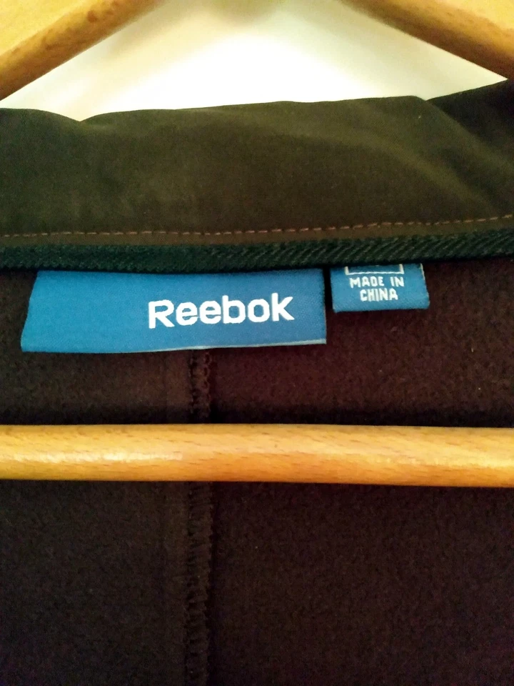Reebok Jacket Fleece Lined Brown Large Men’s - Image 2 of 3