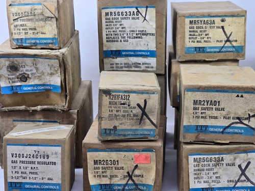 Lot 16x VINTAGE ITT General Controls Gas Valves / Pressure Regulators / Relays - Picture 4 of 5