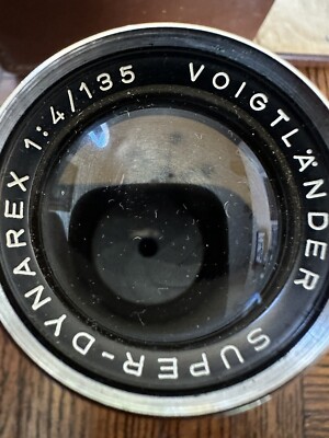Voigtlander Super-Dynarex 1:4/135 Lens 135mm f/4 w/ Case | eBay