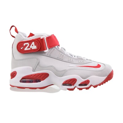 Nike Air Griffey Max (GS) Big Kids' Shoes Pure Platinum-White-University  Red