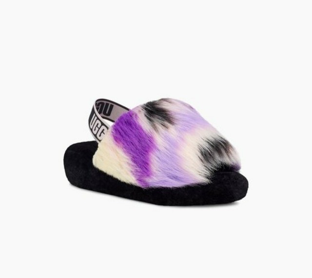 ugg fluff yeah tie dye