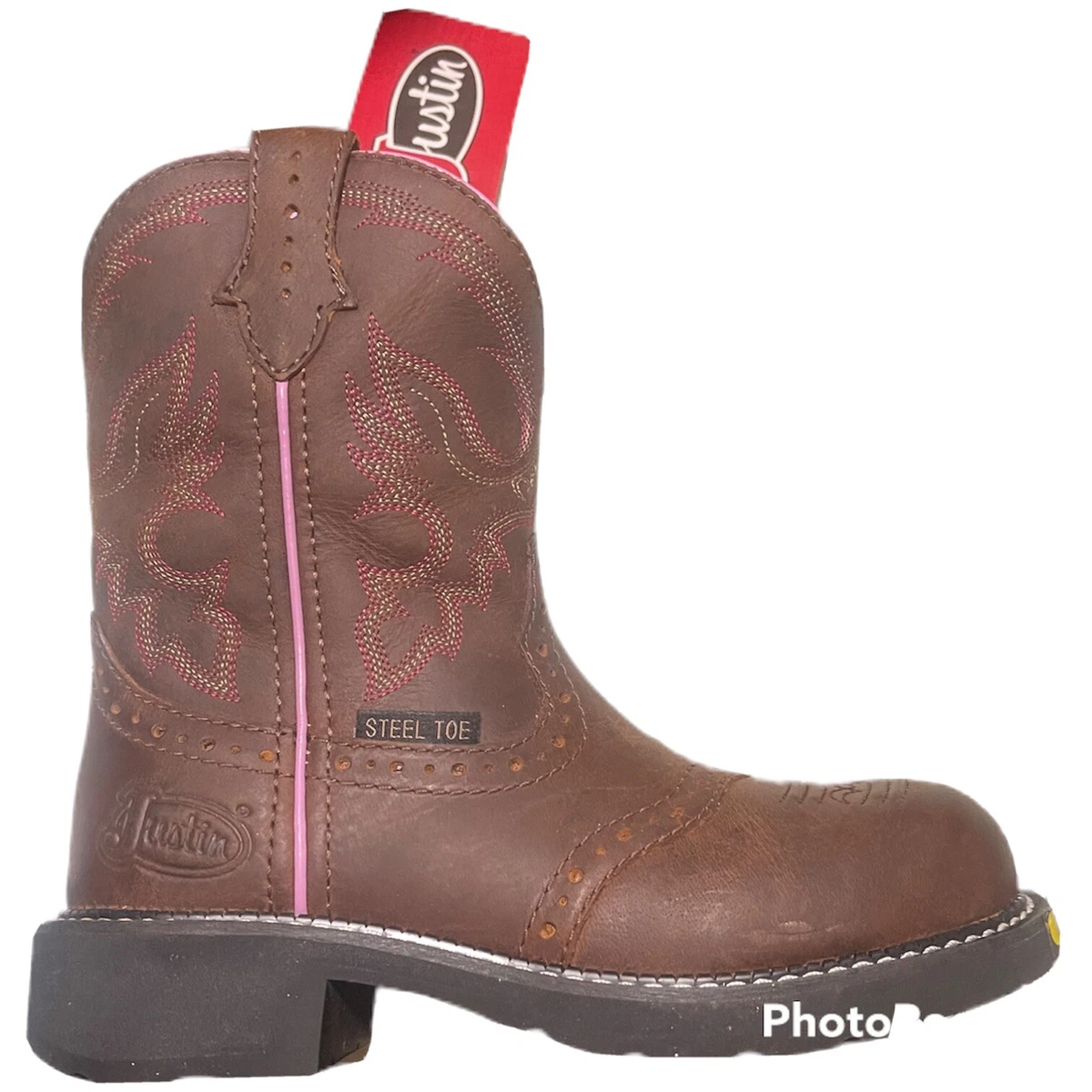 Justin boots womens steel toe 2025