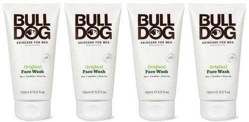 4x Bull Dog Skincare Men Original Face Wash 5 oz Ea w/Aloe Cameline GreenTea - Picture 10 of 10
