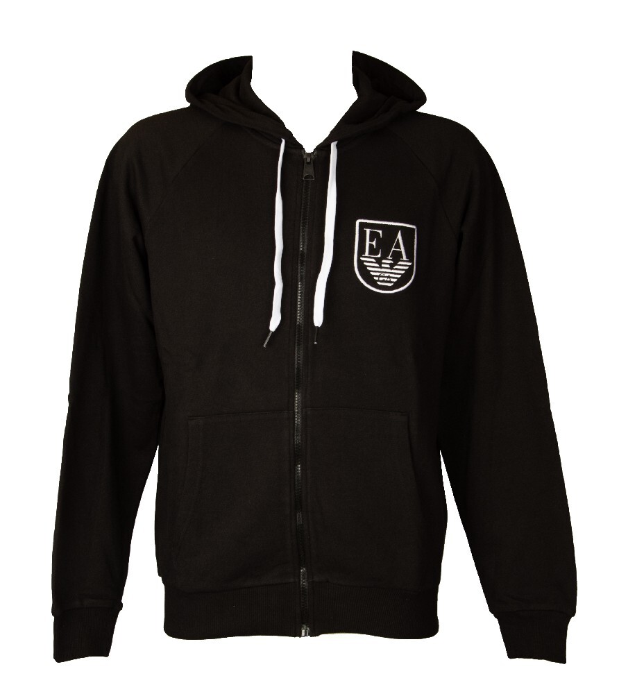 Felpa uomo EMPORIO ARMANI maglia giacca aperta con zip cappuccio manica lunga e 29590₽