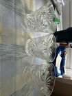 Vintage Anchor Hocking Glass Early American Prescut Water Tumblers SET OF 3