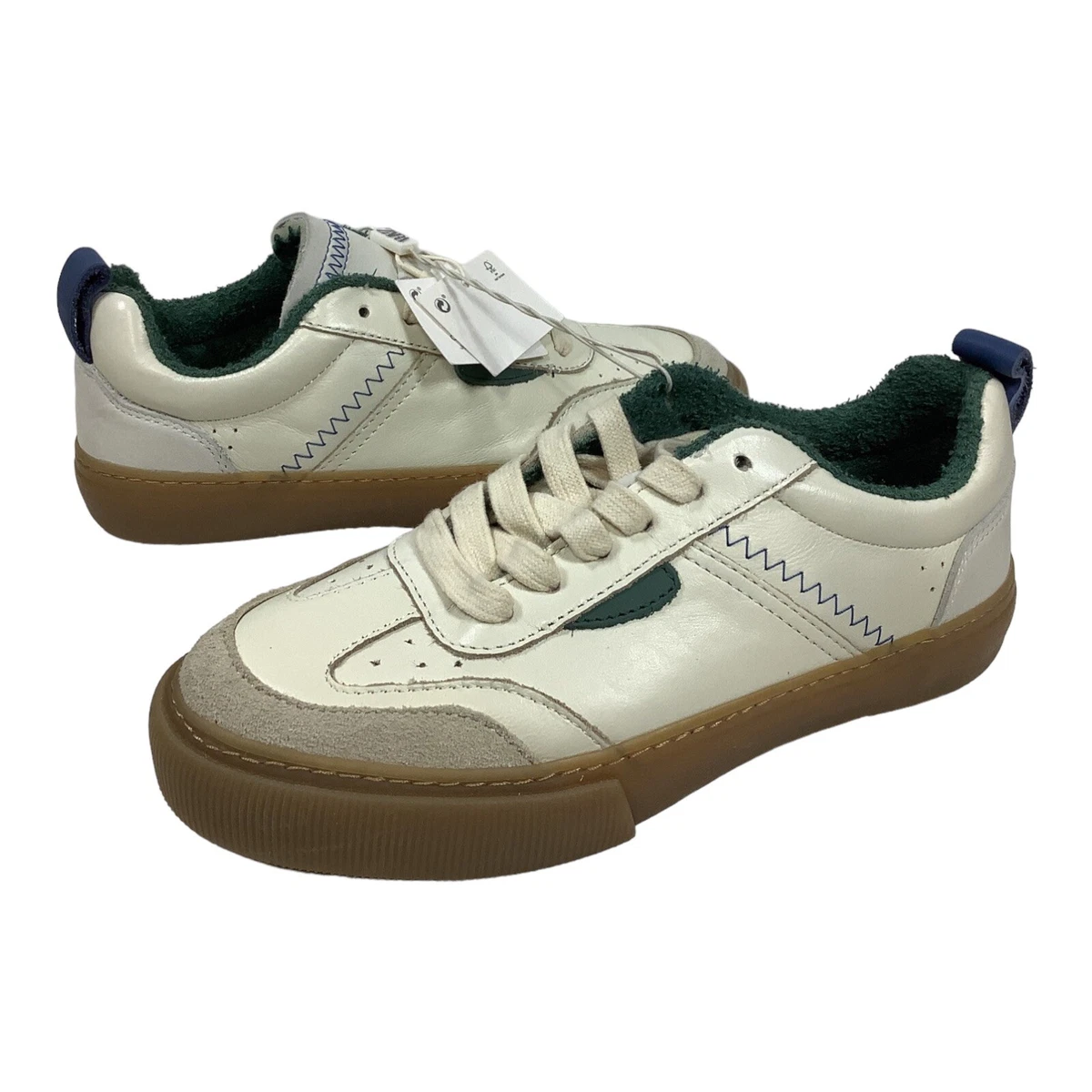 Zara Boys Leather White Shoe Sneaker Size US 1.5 Or EU 33 eBay