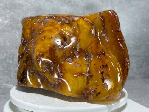 Natural amber, unprocessed, Baltic amber, large piece 895 grams. - Picture 7 of 24