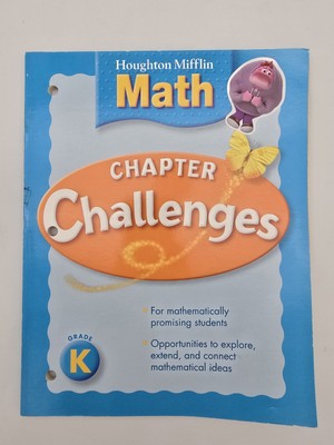 Houghton Grade K MATH, teacher notes, test masters, etc , Homeschool 