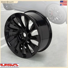 20X9Inch BLACK Replacement Wheel Rim For 2021 2022 Model 3 Machined Wheel