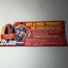 GI Joe Fridge Promo Proof of Purchase Order Card Promo 1986 Hasbro ARAH 80s