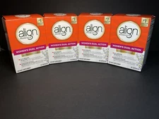 😊LOT OF 4 Align Women’s Dual Action Probiotic (4) X 42 CT *TOTAL*168 EXP 7/26+