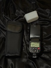 Godox TT600 Speedlite Flash for Sony E mount with carrying case diffusion cap