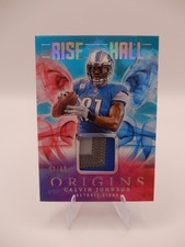 Calvin Johnson 2025 Panini Origins Rise to The Hall No. RTH-CJO Card 63/99