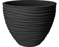 Blumentopf Sylt Kunststoff Ø 40 Cm H 31 Cm Anthrazit