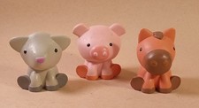 Peek-a-boo Toddler Toys. Farm Animals. Set Of 3. 2" Average
