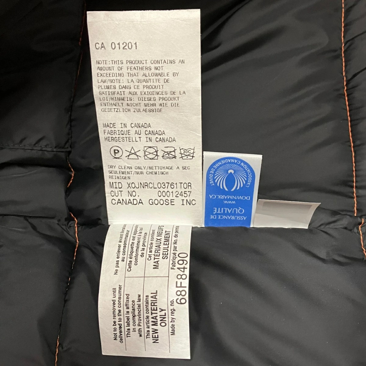 CANADA GOOSE FREESTYLE CREW VEST 4150M Down Vest XS Orange Men's thumbnail 10