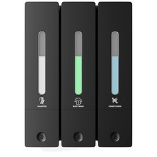Durable 3-Chamber Soap Dispenser with Visual Window - Ideal for Home  Hotel Use