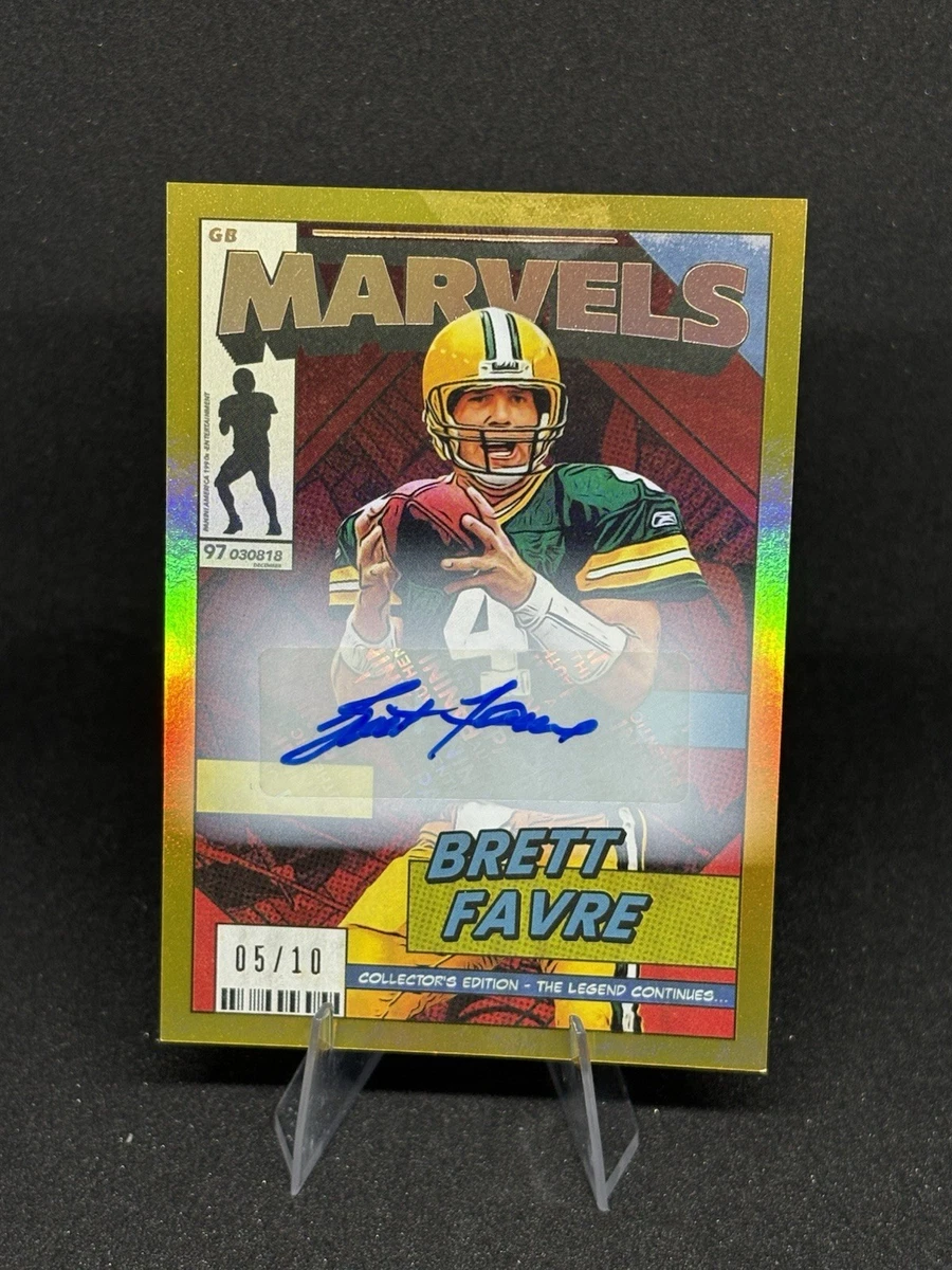 25+ Brett Favre Football Autographed Sports Trading Cards