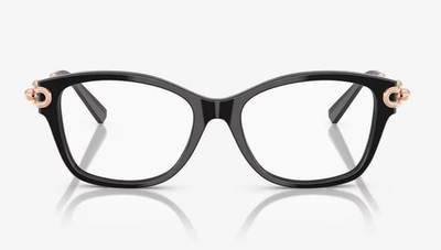 New Tiffany & Co. HardWare Eyeglasses TF 2266 8001 53-17 140 Black
