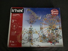 K'NEX Thrill Rides 3-in-1 Classic Amusement Park Building Set 744 Pieces