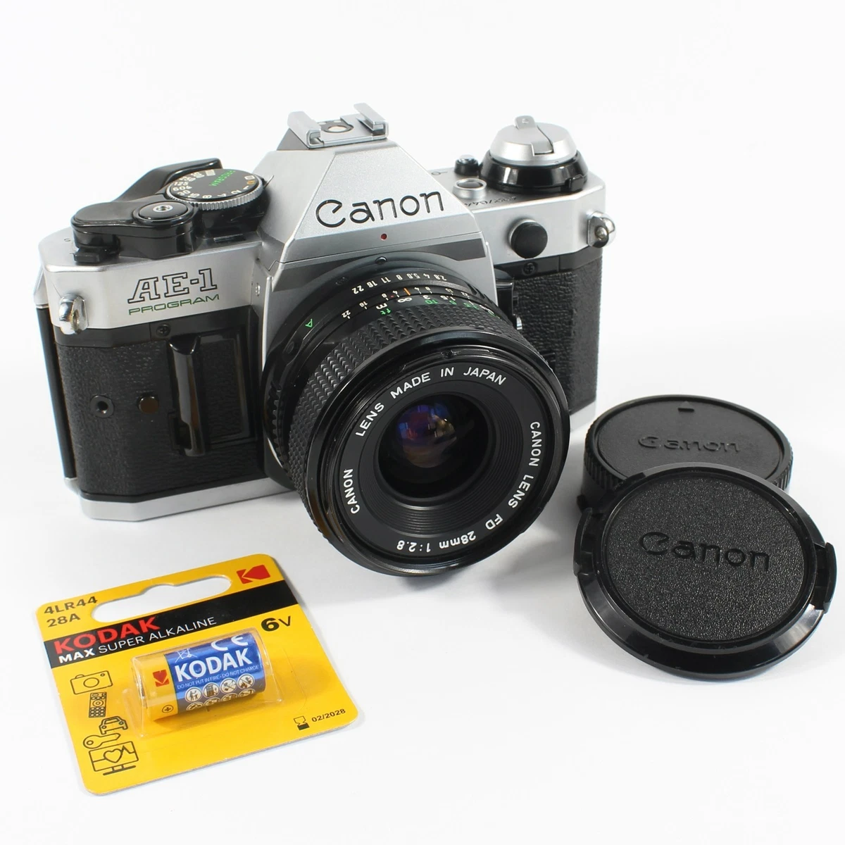 *COMO NUEVO* Programa Canon AE-1 REPARADO + FD 28 mm f/2,8 | SELLOS + 3 MESES DE GARANTÍA
