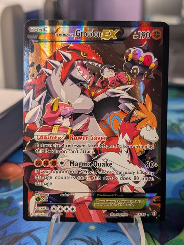 Team Magma's Groudon EX 15/34 Double Crisis Holo LP