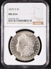 1879-S Morgan Silver Dollar MS63* STAR NGC