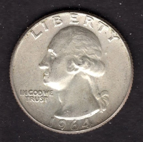 1964-D Washington Quarter — photo from the most recent tracked eBay sale