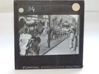C1900 CHINESE / CHINA REAL PHOTOGRAPHIC MAGIC LANTERN SLIDE FUNERAL CHEFOO No.39