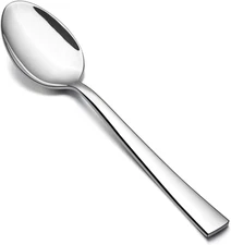 Dinner Spoons Set of 12,  7.9 Inch Stainless Steel Soup Spoons Tablespoons for H