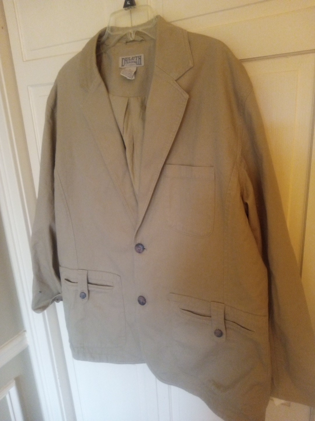  Duluth Trading Company Utility Jacket Tan MENS XL