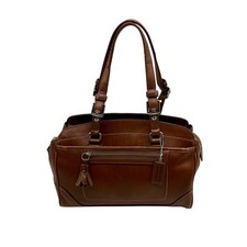 Coach Brown Hamilton Glovetanned Leather Satc...