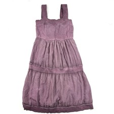 E Eloise Rose Silk Sweater Dress Size Large Knee Length