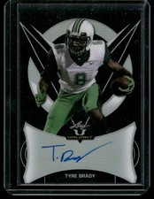 2019 Leaf Tyre Brady Auto 5/5 Marshall Thundering Herd #BA-TB1