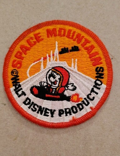 Vintage Walt Disney Productions SPACE MOUNTAIN Aufnäher