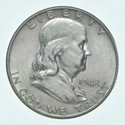 Better 1948 US Franklin 90% Silver Half Dollar Coin Collection Set Break *743