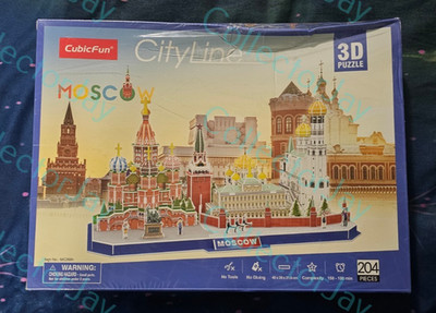 CubicFun Moscow City Skyline Building 3D Puzzle Construction Set STEM *New*