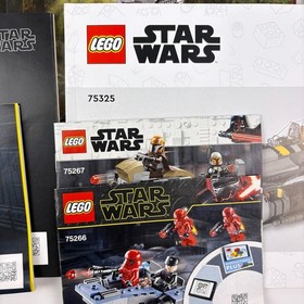 Lego Star Wars Lot of 20 Instruction Manuals Books 6209 7257 8097 75100 READ/SEE